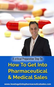 getting started in pharmaceutical sales